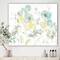 Designart - Aqua Rose Natural Element - Farmhouse Premium Canvas Wall Art